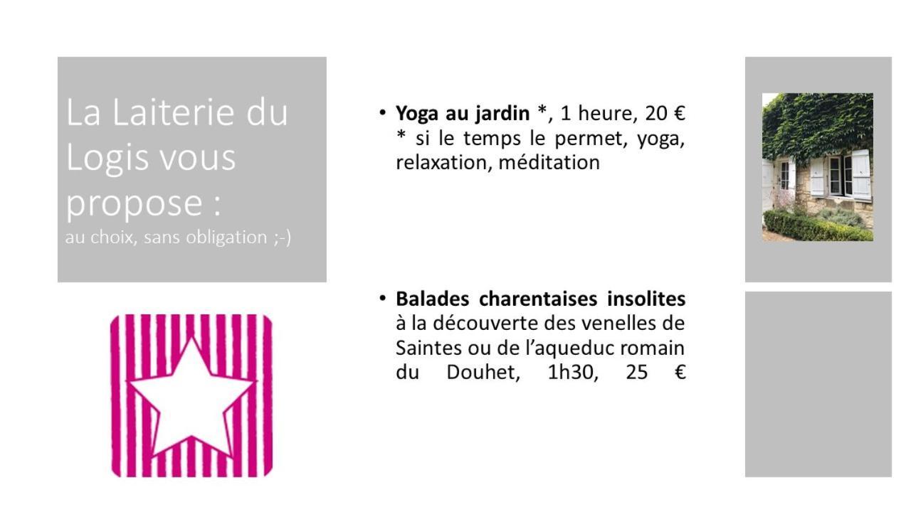 Chaniers La Laiterie Du Logis B&B 외부 사진